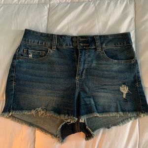 Super Stretch Denim Shorts